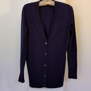 LOFT Navy blue cardigan, XS